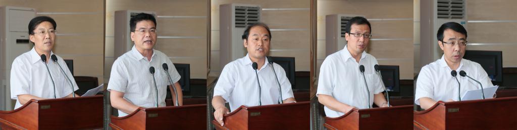 学院领导就分管业务暑期工作进行大会发言